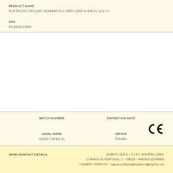 Plafón Led Circular Cinnabar 20 W 4000 K 2000 Lm Ø40,4 X 10,6 Cm