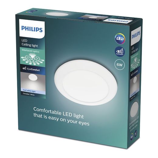 Plafón Led Circular Cinnabar 6 W 4000 K 640 Lm Ø25 X 7 Cm