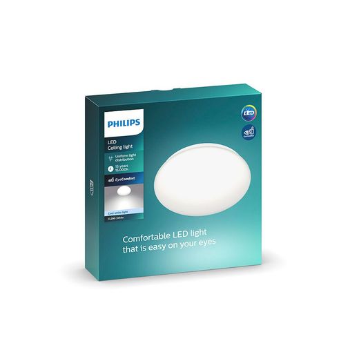 Plafón Led Circular Moire 17 W 4000 K 1900 Lm Ø32 X 6,8 Cm