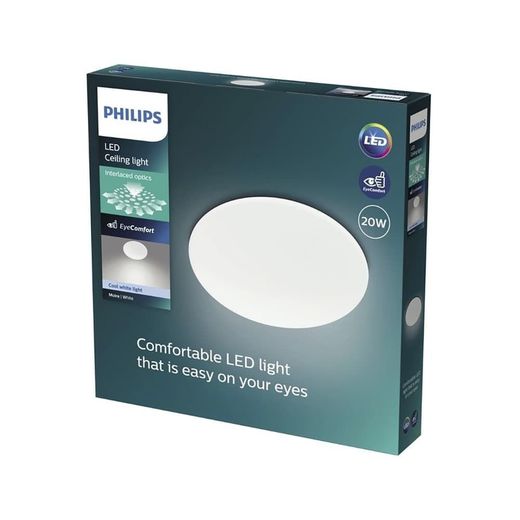Plafón Led Circular Moire 20 W 4000 K 2300 Lm Ø38 X 5 Cm