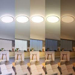 Plafón Redondo Blanco Valen, 32 W, 4100 Im, 2200-6500 K, Ø541 X 28 Mm