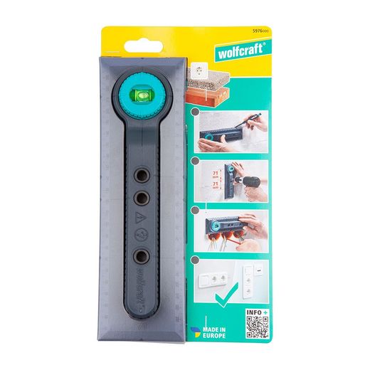 Plantilla De Perforación Electricidad, Para Medidas De 71 Y 91 Mm