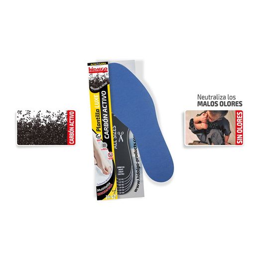 Plantilla Para Calzado Luxe Carbón Activo Recortable