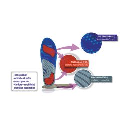Plantilla Para Calzado Plus Silicona T: 42-46