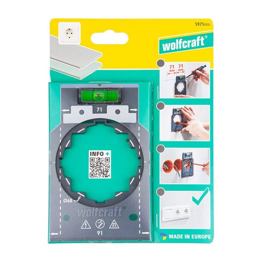 Plantilla Para Marcar Y Alinear, Para Medidas De 71 Y 91 Mm