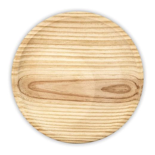 Plato De Madera Especial Para Pulpo Ø22 Cm