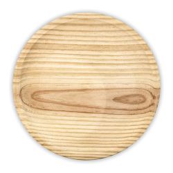 Plato De Madera Especial Para Pulpo Ø22 Cm