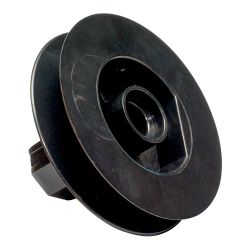 Polea Plastico Pr21 Negro Para Rodamiento Cinta 18 Mm