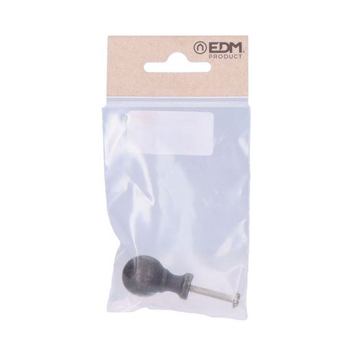 Pomo Bola 18 Mm Hierro Antiguo