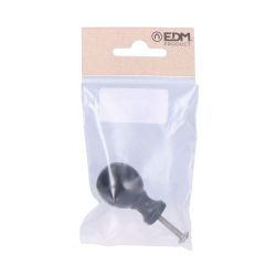 Pomo Bola 25 Mm Hierro Negro