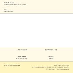 Porta Herramientas De 40 Negro