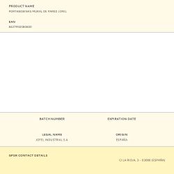 Portabobinas Mural De Pared Jofel