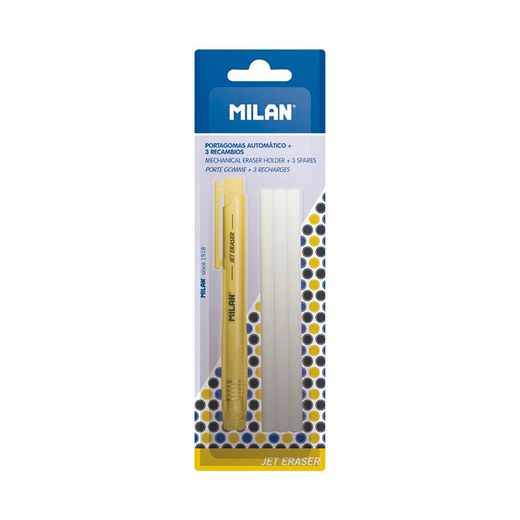 Portagomas Automatico + 3 Recambios Colores Surtidos