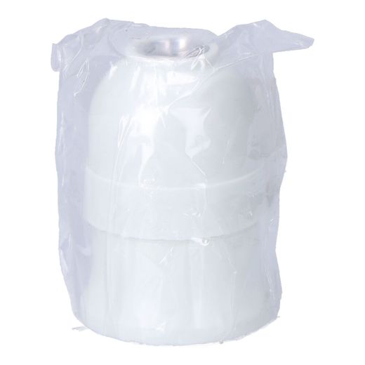 Portalámparas Baquelita Interior Cerámico E27, 4 A 230 V, Blanco, Ø43 X 60 Mm (Retractilado)