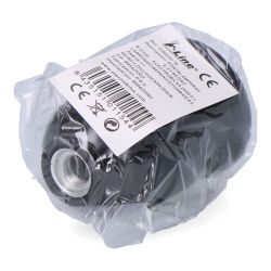 Portalámparas Baquelita Interior Cerámico E27, 4 A 230 V, Negro, Ø43 X 65 Mm (Retractilado)