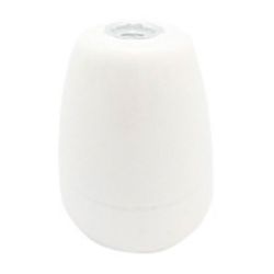 Portalámparas Cerámico Vintage E27, 100 W 250 V, Blanco, Ø47 X 59 Mm (Retractilado)