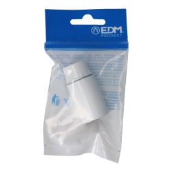 Portalámparas De Baquelita Reforzado E-14 Blanco (Envasado)