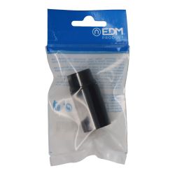 Portalámparas De Baquelita Reforzado E-14 Negro (Envasado)
