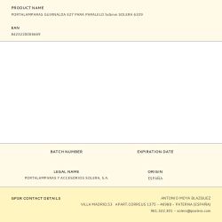 Portalamparas Guirnalda E27 Para Paralelo 5X5Mm Solera 6109