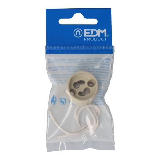 Portalámparas Halógeno Gu-10 2A 250V (Envasado)