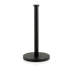 Portarrollos De Metal Negro Ø16 X 32 Cm