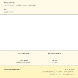 Portarrollos + Repuesto Acero Inoxidable