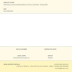 Portavisillo Extensible Deco Esfera Blanco, 70 - 120 Cm