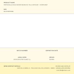 Portavisillo Extensible Deco Esfera Negro, 50 - 75 Cm