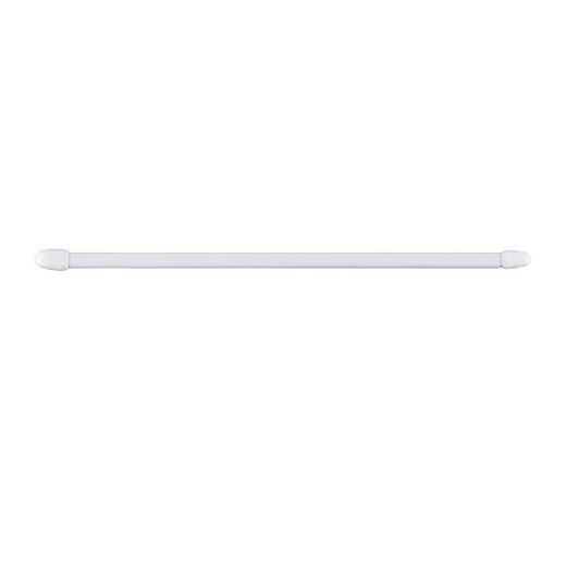 Portavisillo Extensible Plano Blanco, Ø1,1 X 40 - 65 Cm,  2 Uds