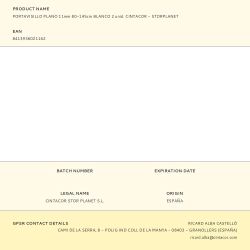 Portavisillo Extensible Plano Blanco, Ø1,1 X 80 - 145 Cm, 2 Uds
