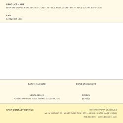 Prensaestopas Para Instalacion Electrica M20X1,5 (Retractilado) Solera Kit-Pl20G