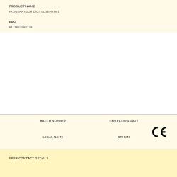 Programador Digital Semanal