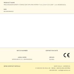Base Múltiple 4 Tomas Schuko, Interruptor, Ip44, 1,5 M De Cable H07Rn-F 3G1,5 Mm², 16A 230V~, Negra/Azul