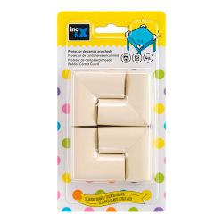 Protector Cantos Acolchado Blanco 5002-2-001 (Blister 4 Unid.) Inofix
