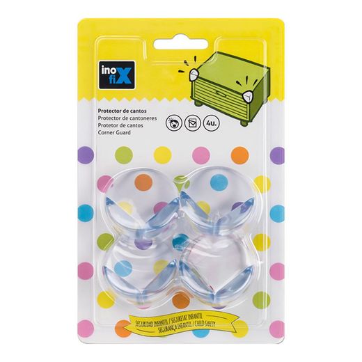 Protector Cantos Transparente 5000-0-001 (Blister 4 Unid.) Inofix
