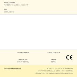 Proyector 30 W 2850 Lm 6500 K Ip65