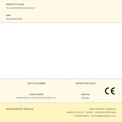 Pulsador Pera 6A Blanco