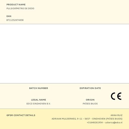 Pulsioxímetro De Dedo