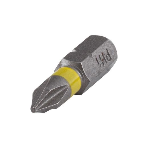 Puntas Phillips Ph1 X 25 Mm Solid, 3 Uds