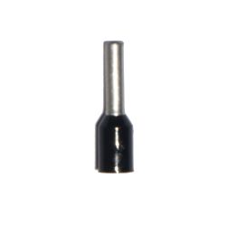 Puntera Aislada 01,50 Mm², Negra, 100 Uds