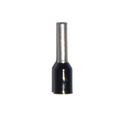 Puntera Aislada 01,50 Mm², Negra, 100 Uds