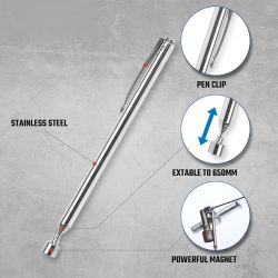 Puntero Magnético, Extensible, 650 Mm