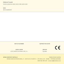 Purificador De Aire Con Filtro Hepa 25W