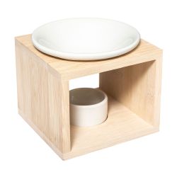 Quemador Para Cera O Aceites Esenciales 11.5X11.5X9.5Cm