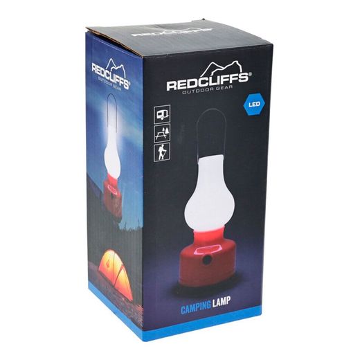 Quinqué Led Para Camping, 3 X Aa (No Incluidas), Colores Surtidos, 8 X 8 X 17 Cm