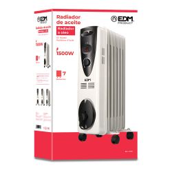 Radiador De Aceite 1500 W Con 7 Elementos