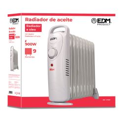 Radiador De Aceite 900 W Con 9 Elementos Modelo Junior