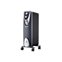 Radiador Sin Aceite 400 / 600 / 1000 W Con 6 Elementos Modelo Black Edition