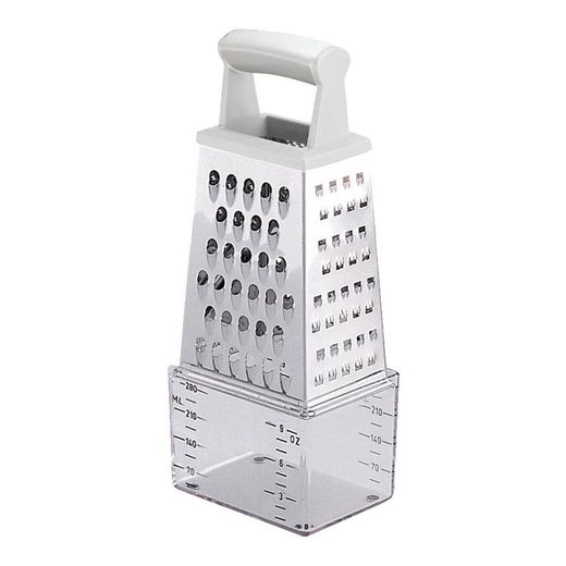 Rallador 4 Caras Con Depósito Medidor Handy