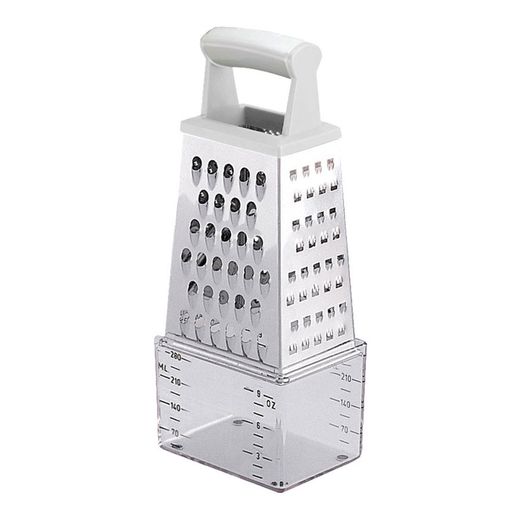 Rallador 4 Caras Con Depósito Medidor Handy